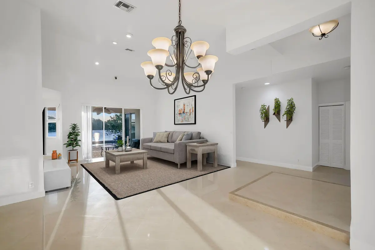 7 Fromal Living Room Staged from Dining at 5057 COUNTRYBROOK Drive, Cooper City
