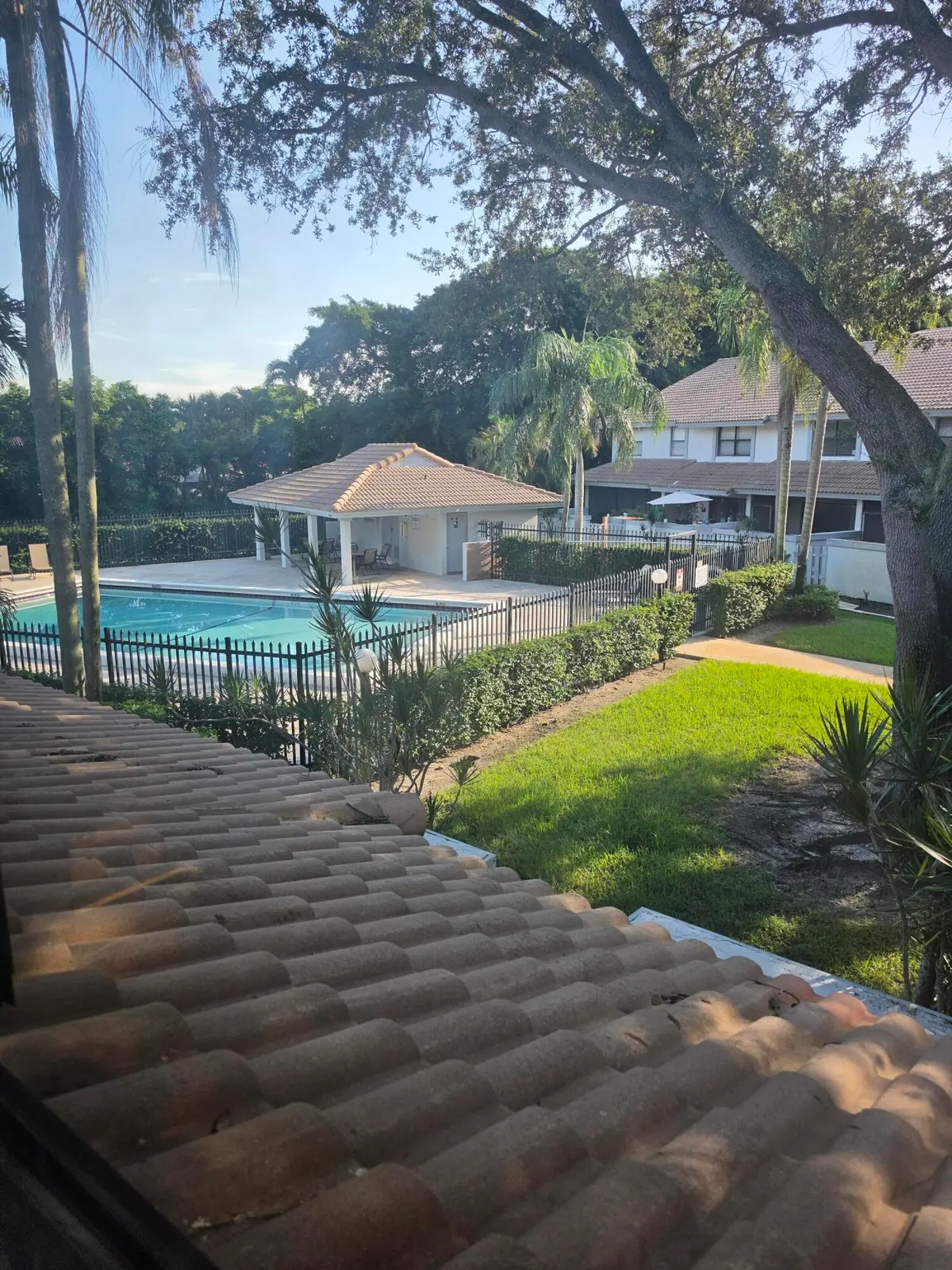 VIEW FROM MASTER BEDROOM at 9809 RIVERSIDE Drive 51-5, Coral Springs