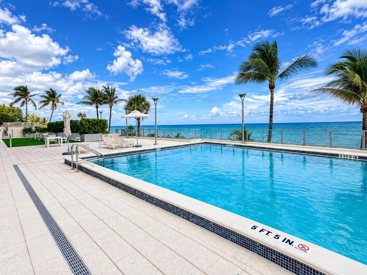 Pool Area at 2066 N OCEAN Boulevard 4NW, Boca Raton