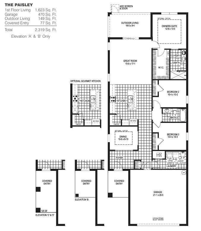 Paisley FP at 1704 GARDEN GROVE Circle, Fort Pierce