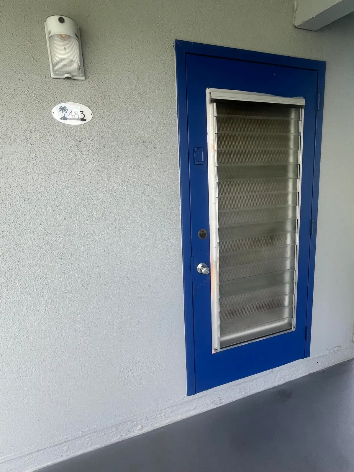 entranceway at 483 Saxony K Drive, Delray Beach