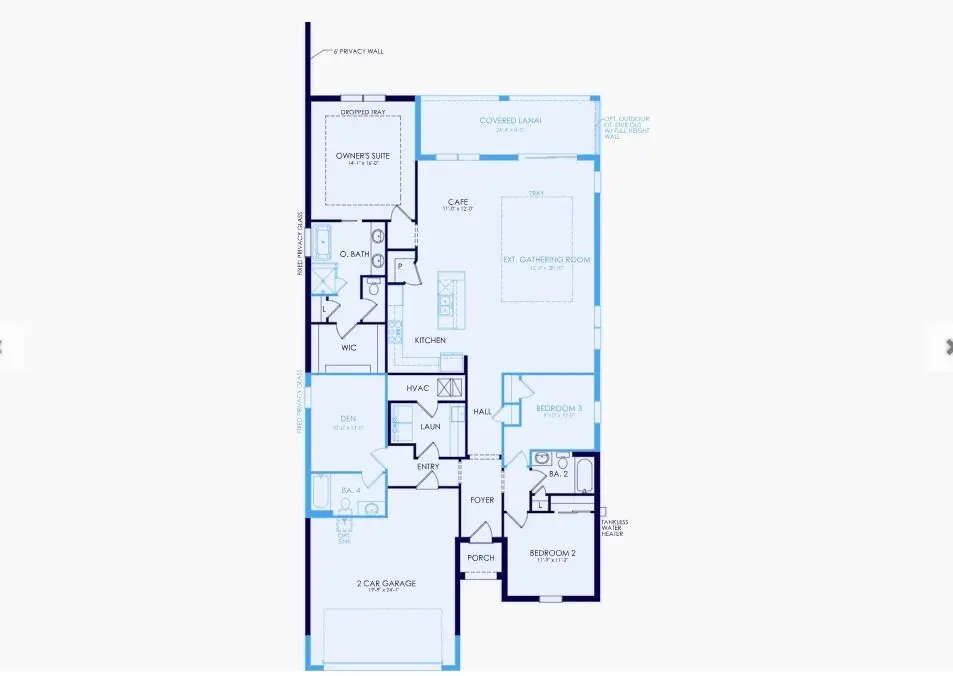 Floorplan at 9393 CAPE HONEY BEE Lane Mystique 52, Lake Worth