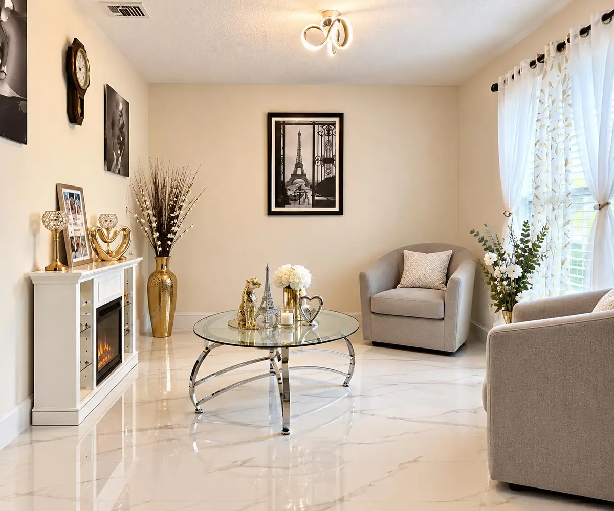 living room at 2373 SW BARBER Lane, Port St. Lucie