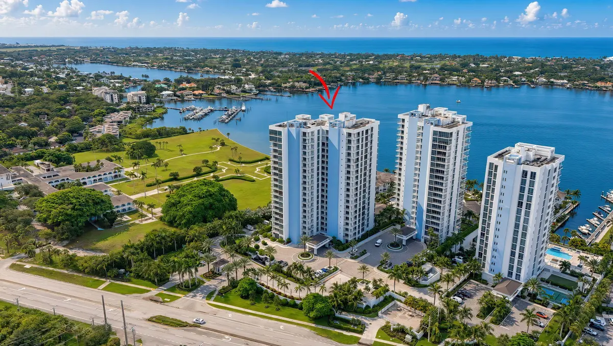 Aerial View at 1 Water Club Way 503, North Palm Beach