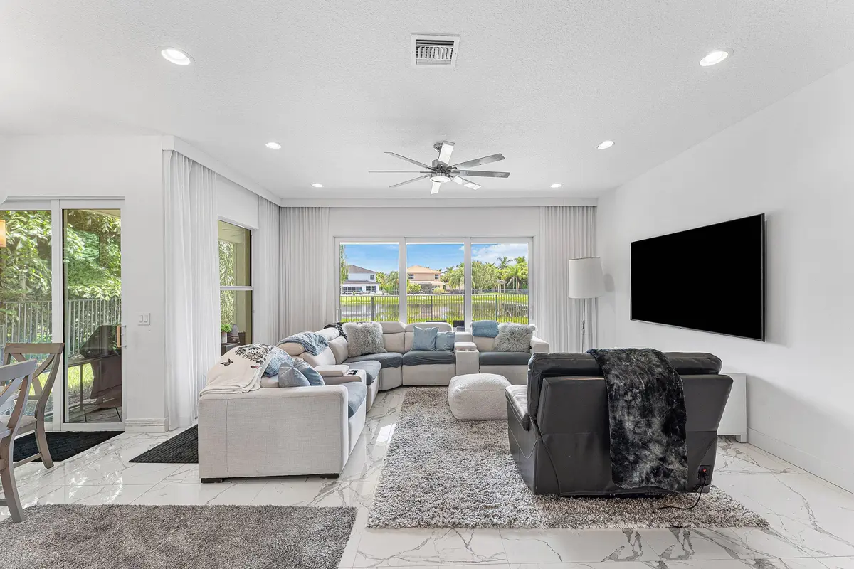 Family Room at 15262 Cherry Creek Lane, Delray Beach
