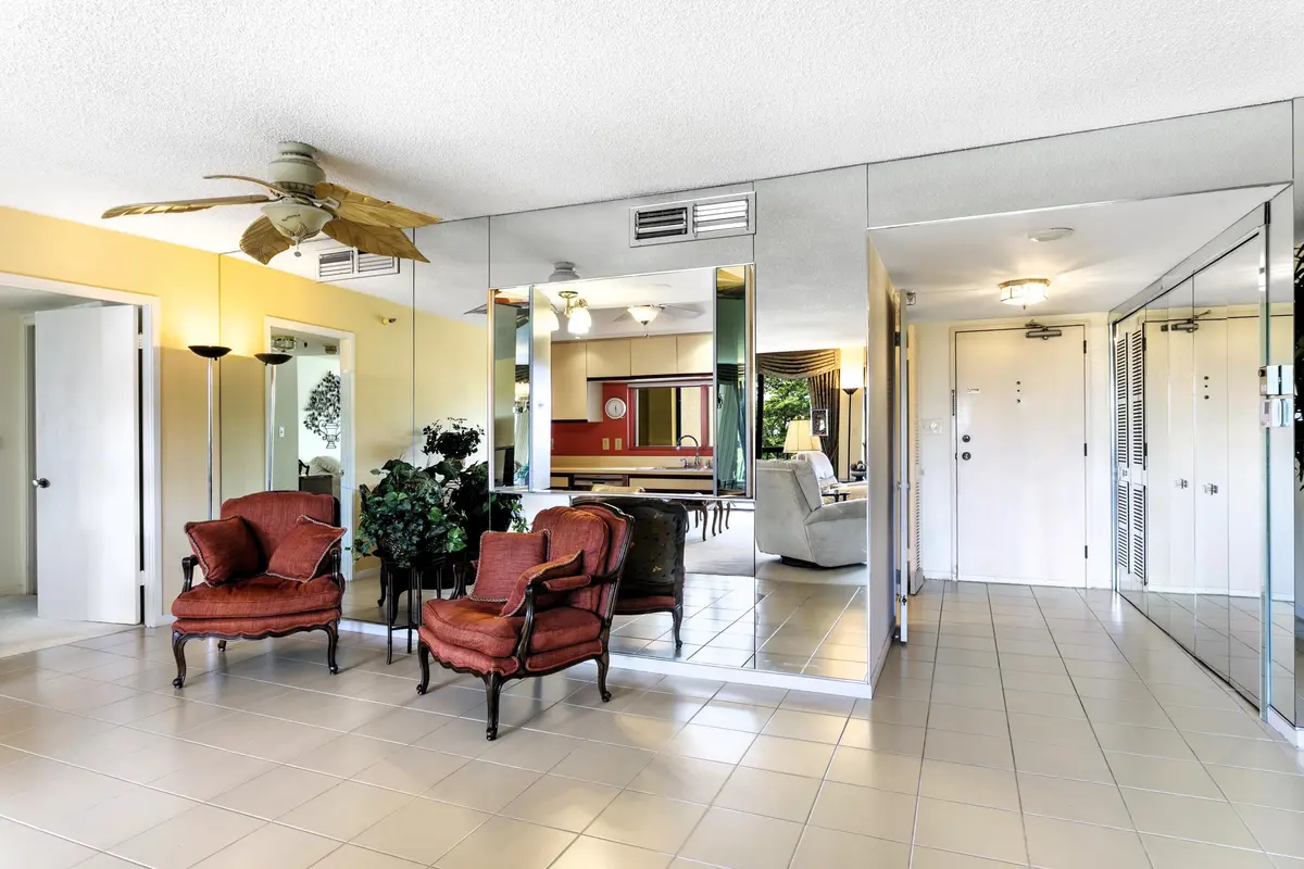 living room at 2480 Presidential Way 403, West Palm Beach
