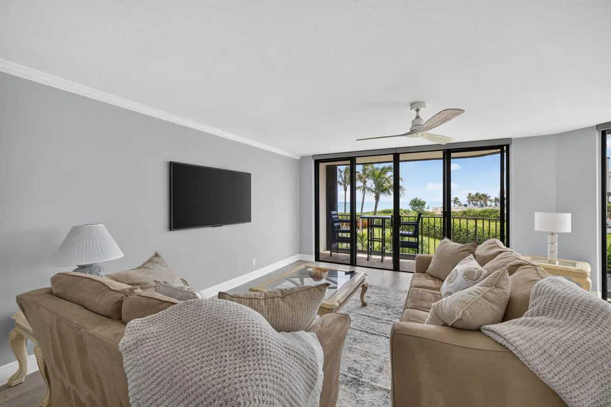 LIVING ROOM at 9650 S Ocean Drive 210, Jensen Beach