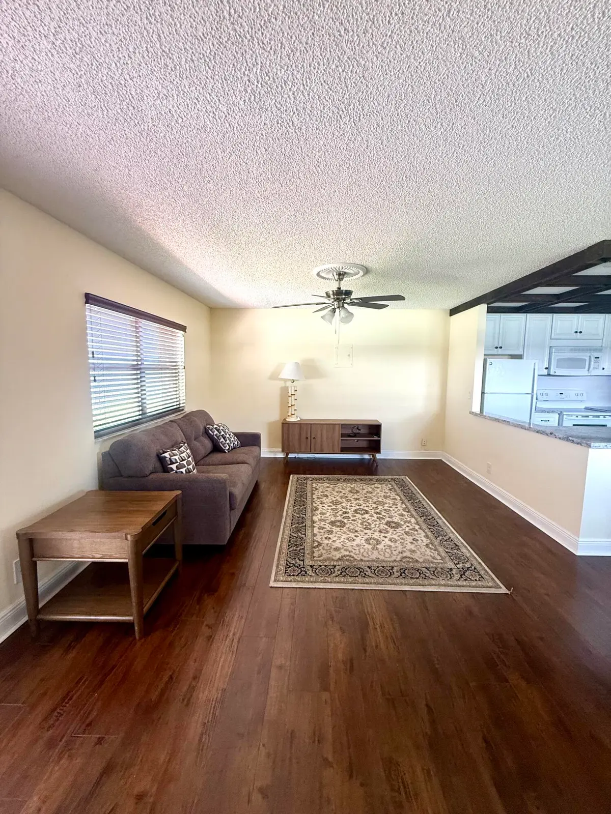 Living Room at 34 Valencia B, Delray Beach