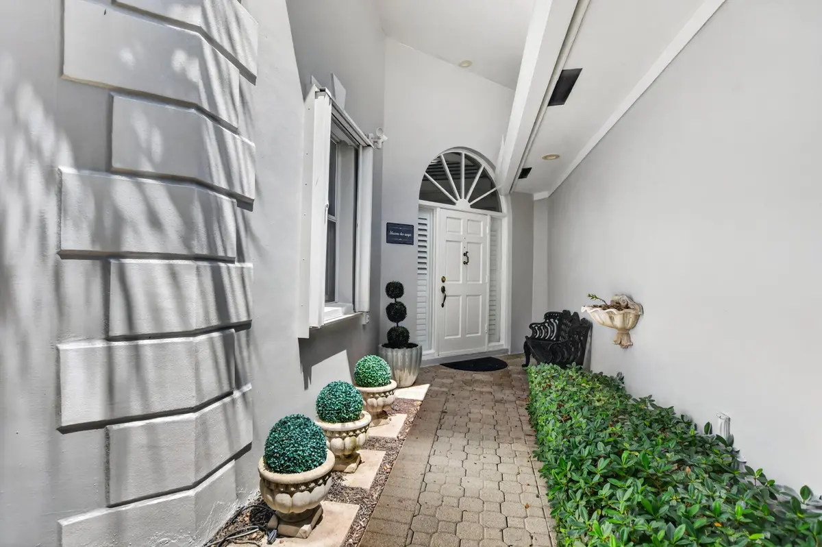 Front door at 7777 TRAVLERS TREE Drive, Boca Raton