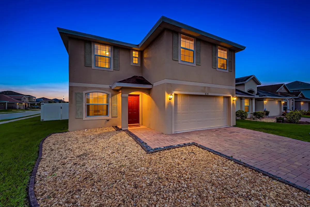 Front Elevation at 416 Seafoam Circle, Fort Pierce