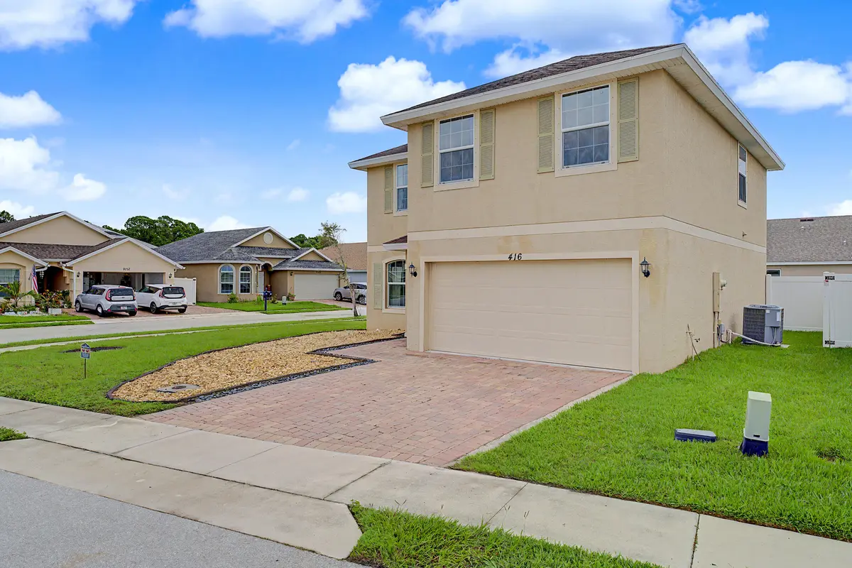 Front Elevation at 416 Seafoam Circle, Fort Pierce