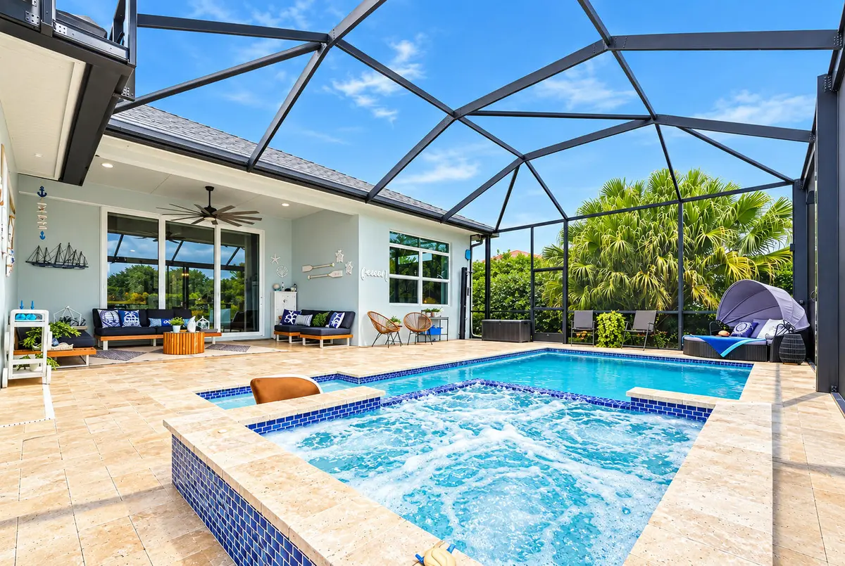 Jacuzzi and Pool 413 Jacqueline Way at 413 JACQUELINE Way, Vero Beach