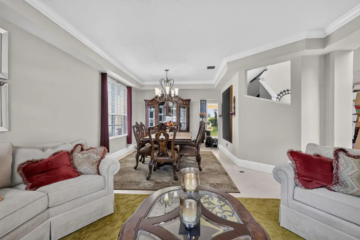 Formal dining and living at 7280 SERRANO Terrace, Delray Beach