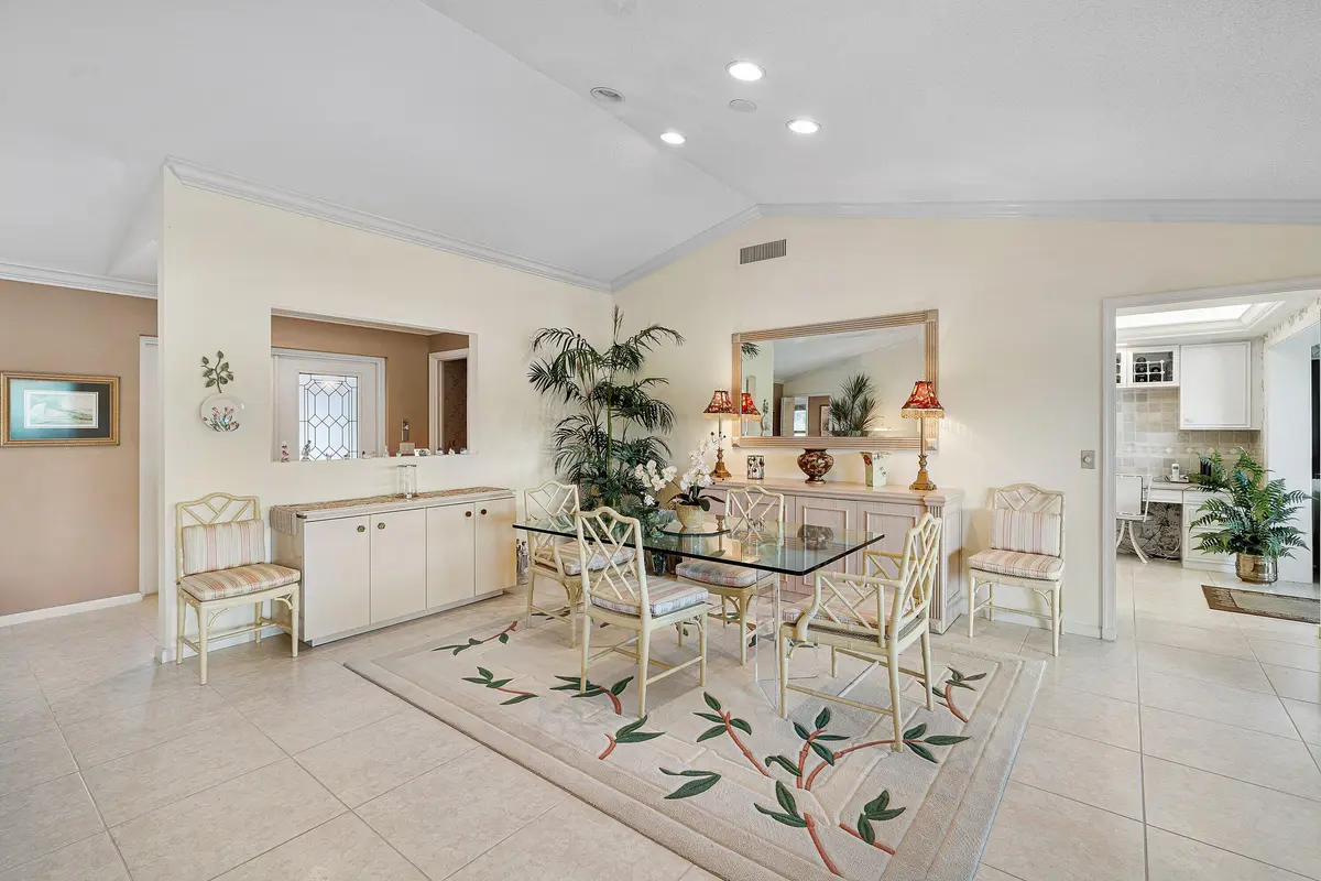 Dining Area at 10620 Limeberry Drive, Boynton Beach