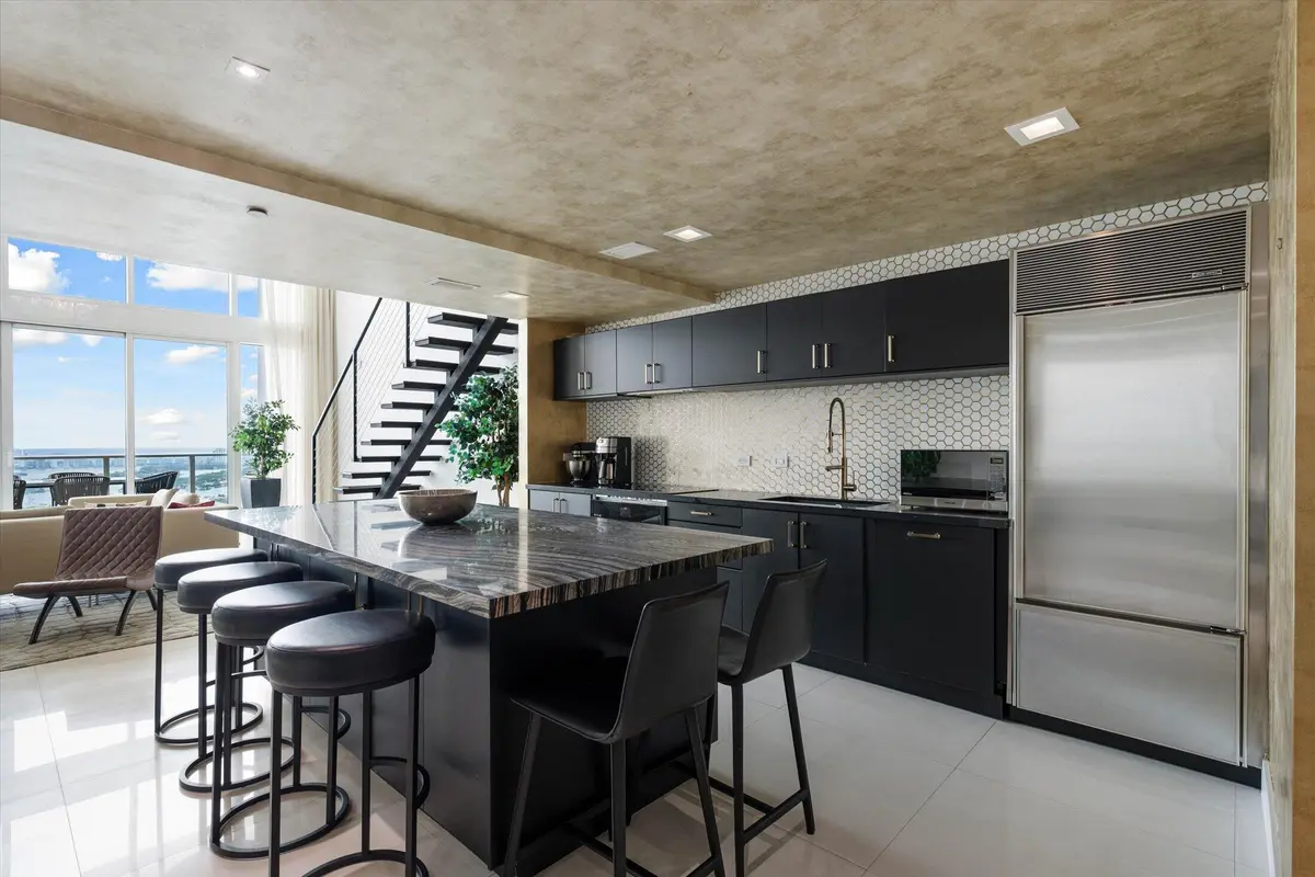 Kitchen at 1040 Biscayne Boulevard 4202, Miami