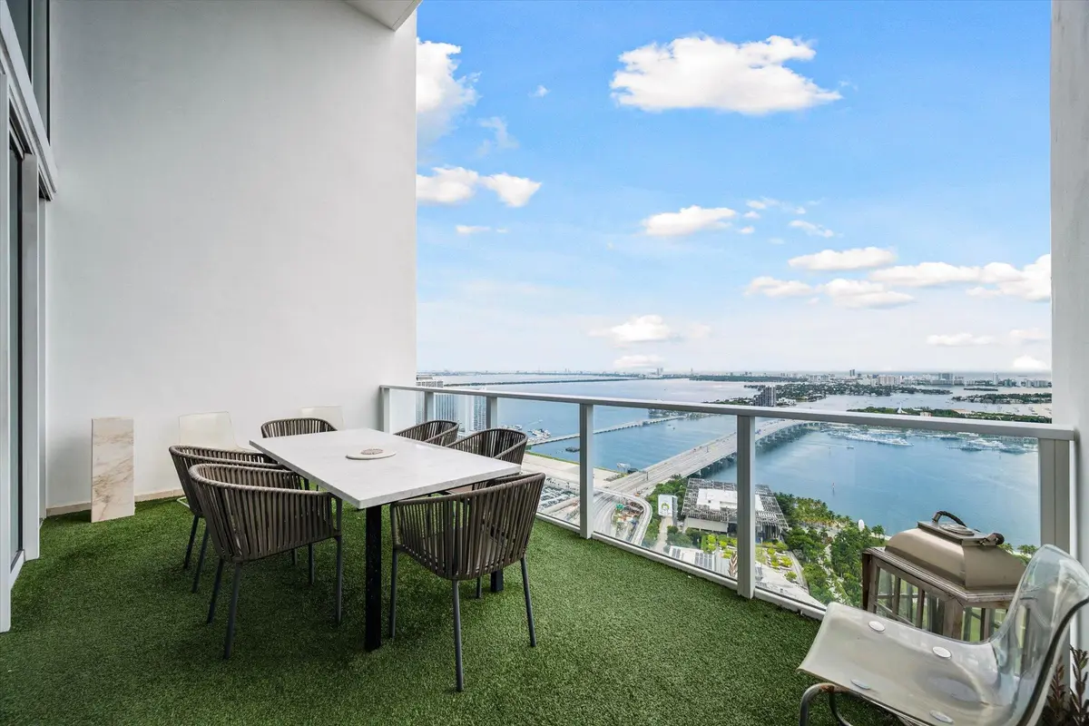 Balcony View at 1040 Biscayne Boulevard 4202, Miami
