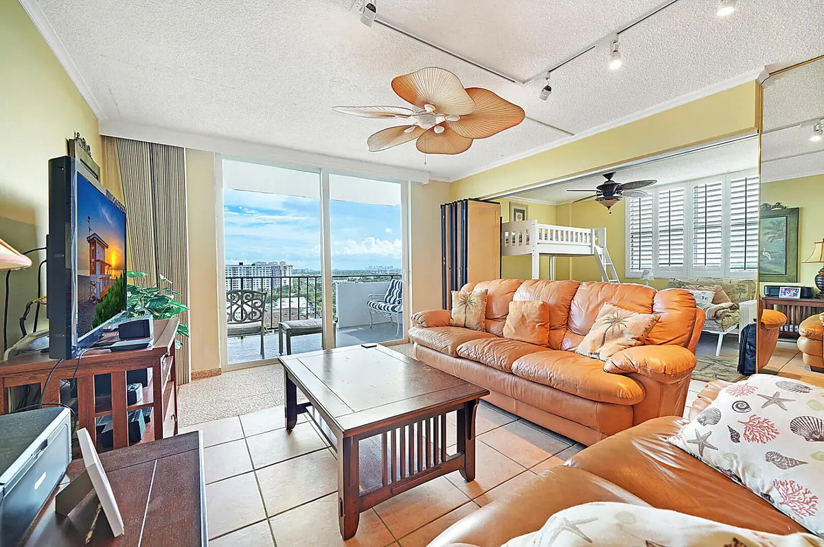 Living room 4 at 2000 S OCEAN Boulevard 14L, Lauderdale-By-The-Sea