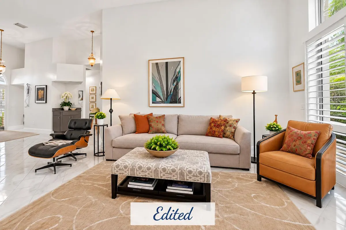 edited living room at 7777 TRAVLERS TREE Drive, Boca Raton