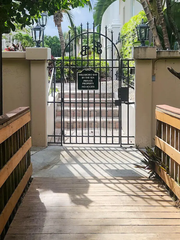 Fence at 1776 BAY Drive, Pompano Beach