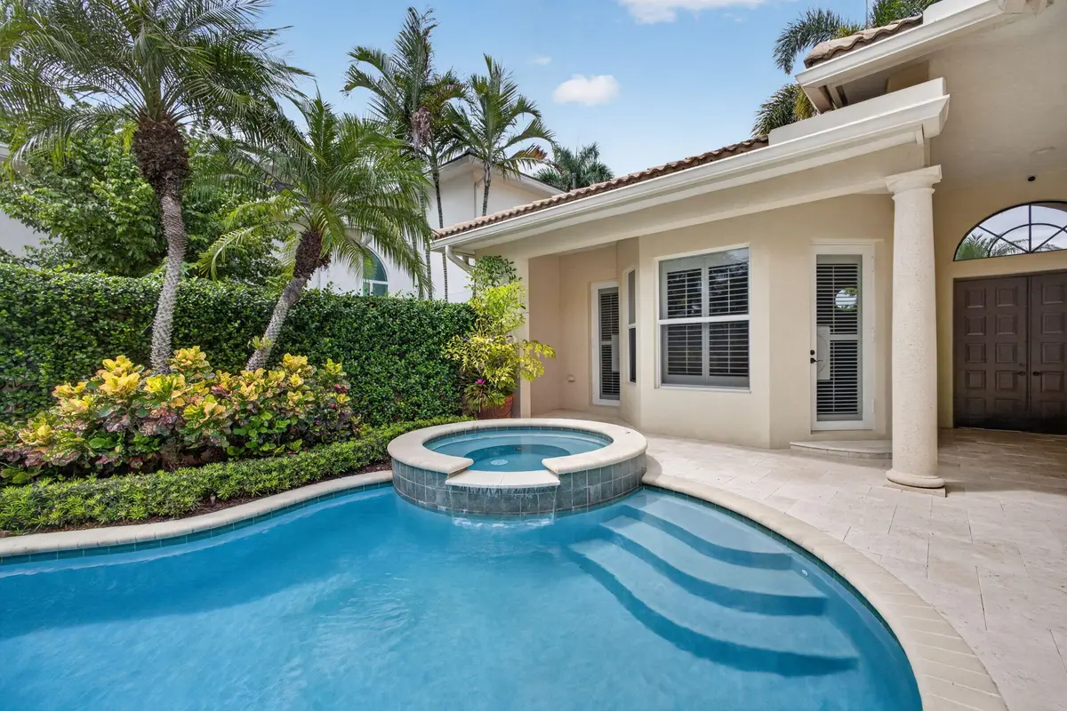 Refinished Pool at 540 Les Jardin Drive, Palm Beach Gardens