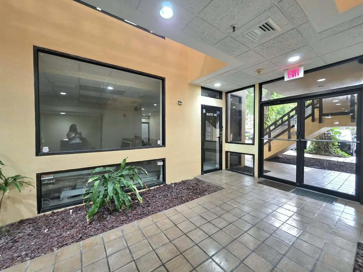 lobby near suite, building rear view at 10235 W Sample Road 107, Coral Springs