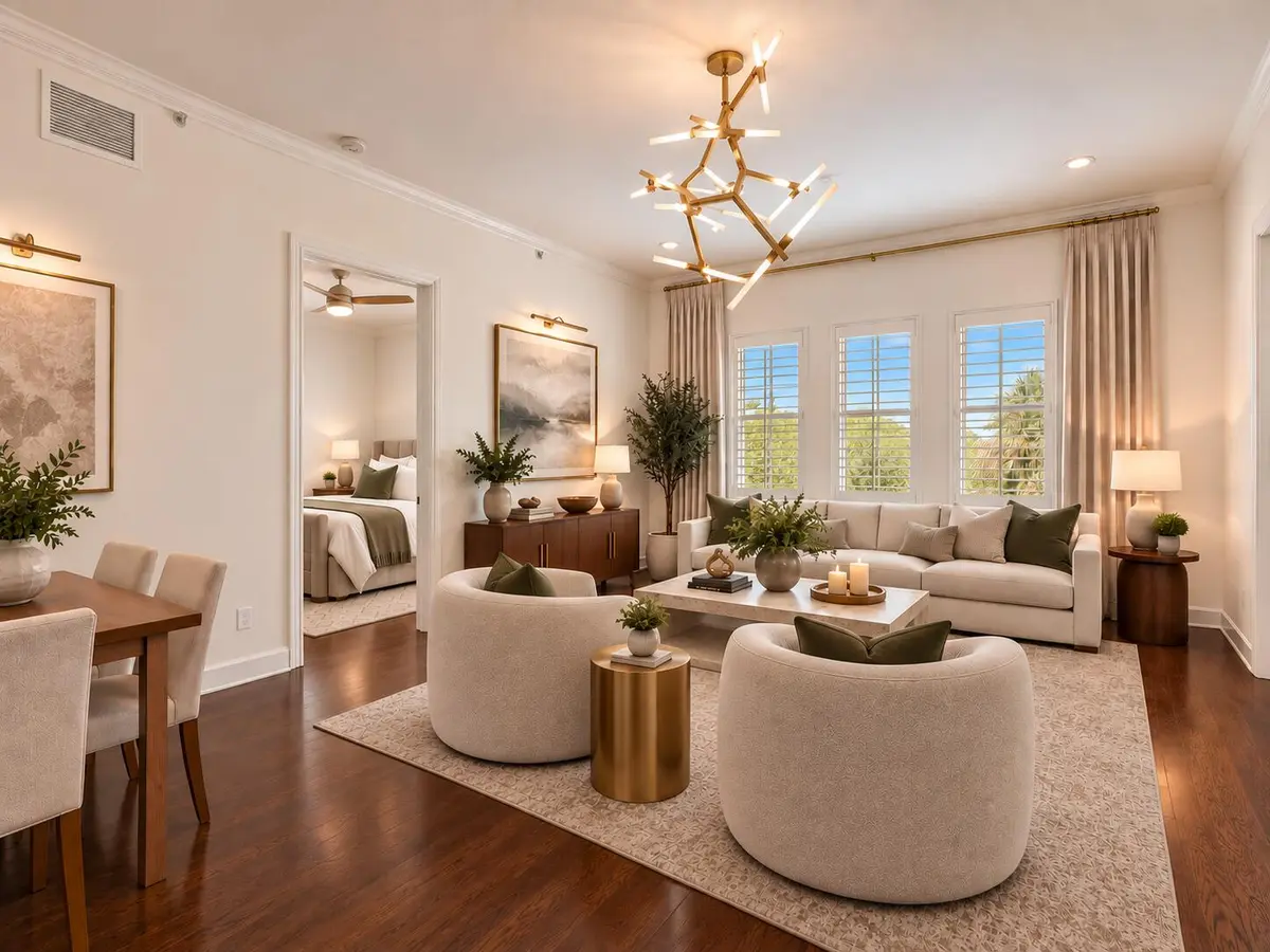 Living Room 2 at 200 NE 2nd Avenue 310, Delray Beach