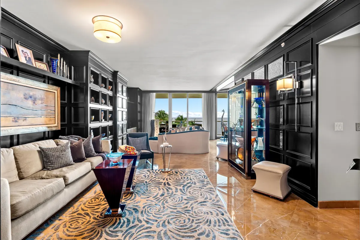 LIVING ROOM at 1063 Hillsboro Mile 403, Hillsboro Beach