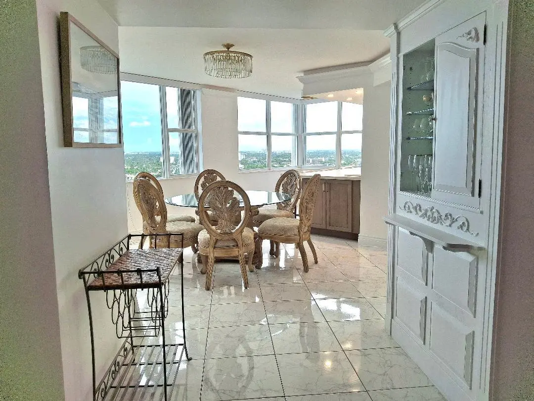 Claridge 1808 hallway at 1340 S Ocean Boulevard 1808, Pompano Beach