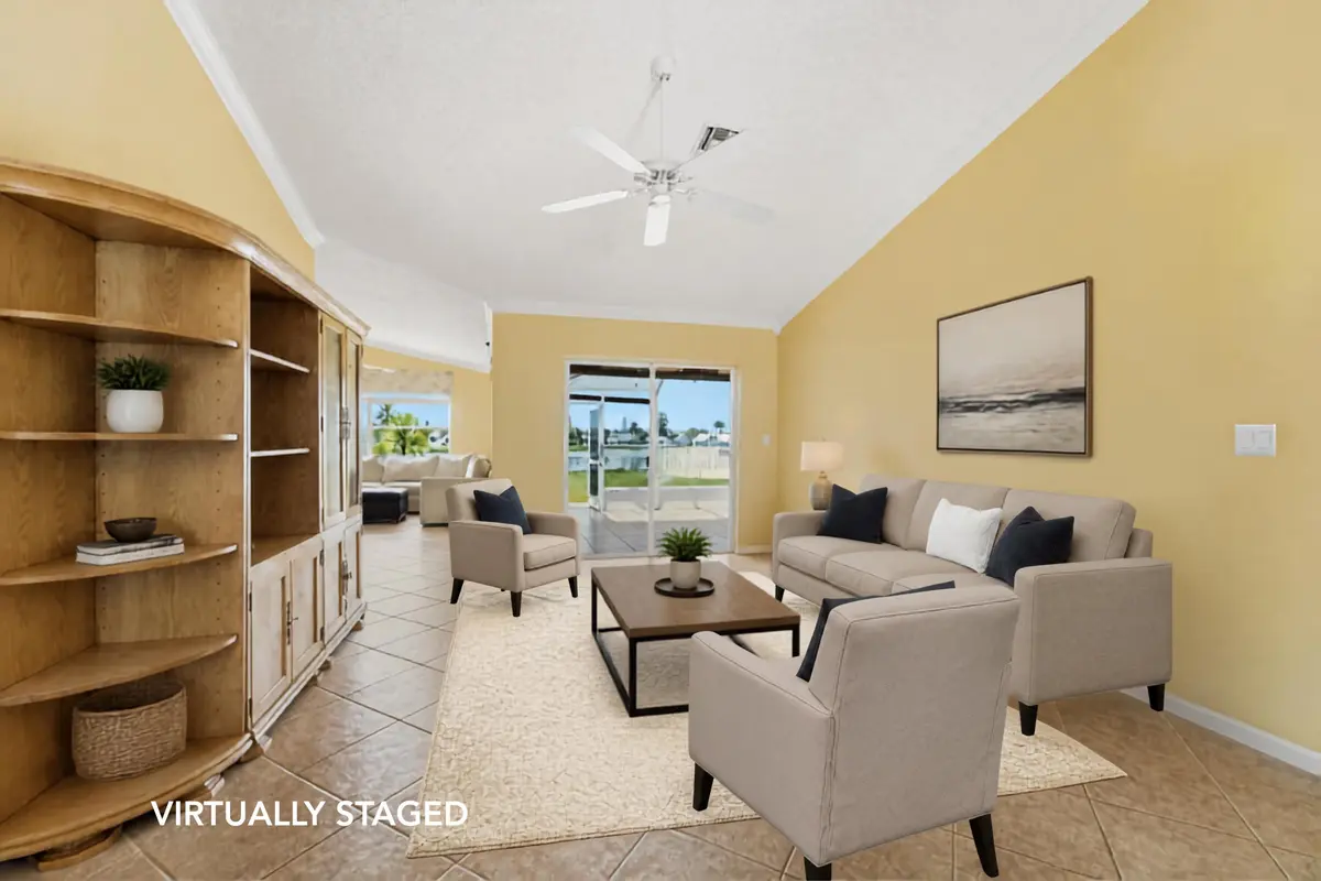 Living Rm 1 - VIRTUALLY STAGED at 10884 Paso Fino Drive, Wellington