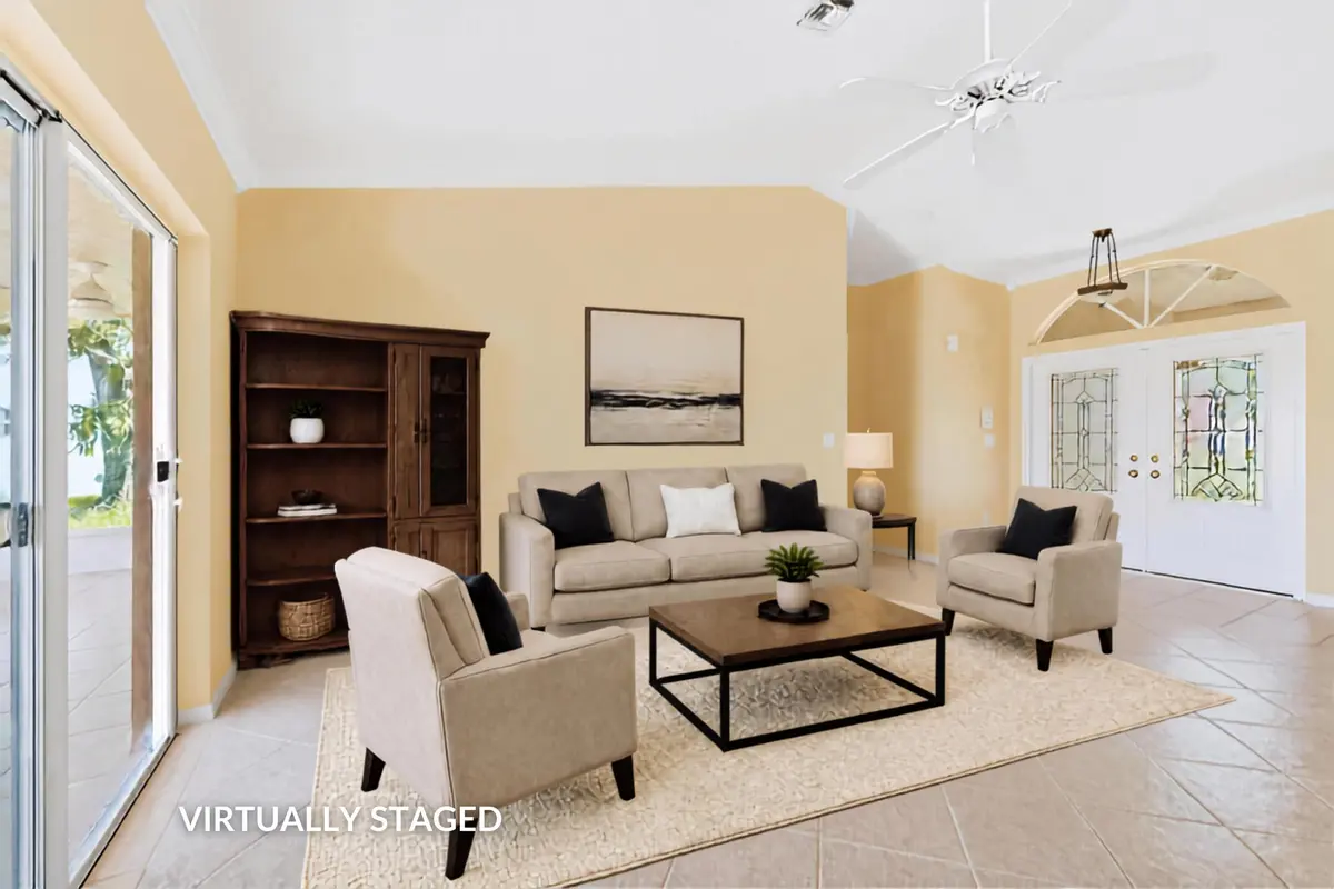 Living Rm 2 - VIRTUALLY STAGED at 10884 Paso Fino Drive, Wellington