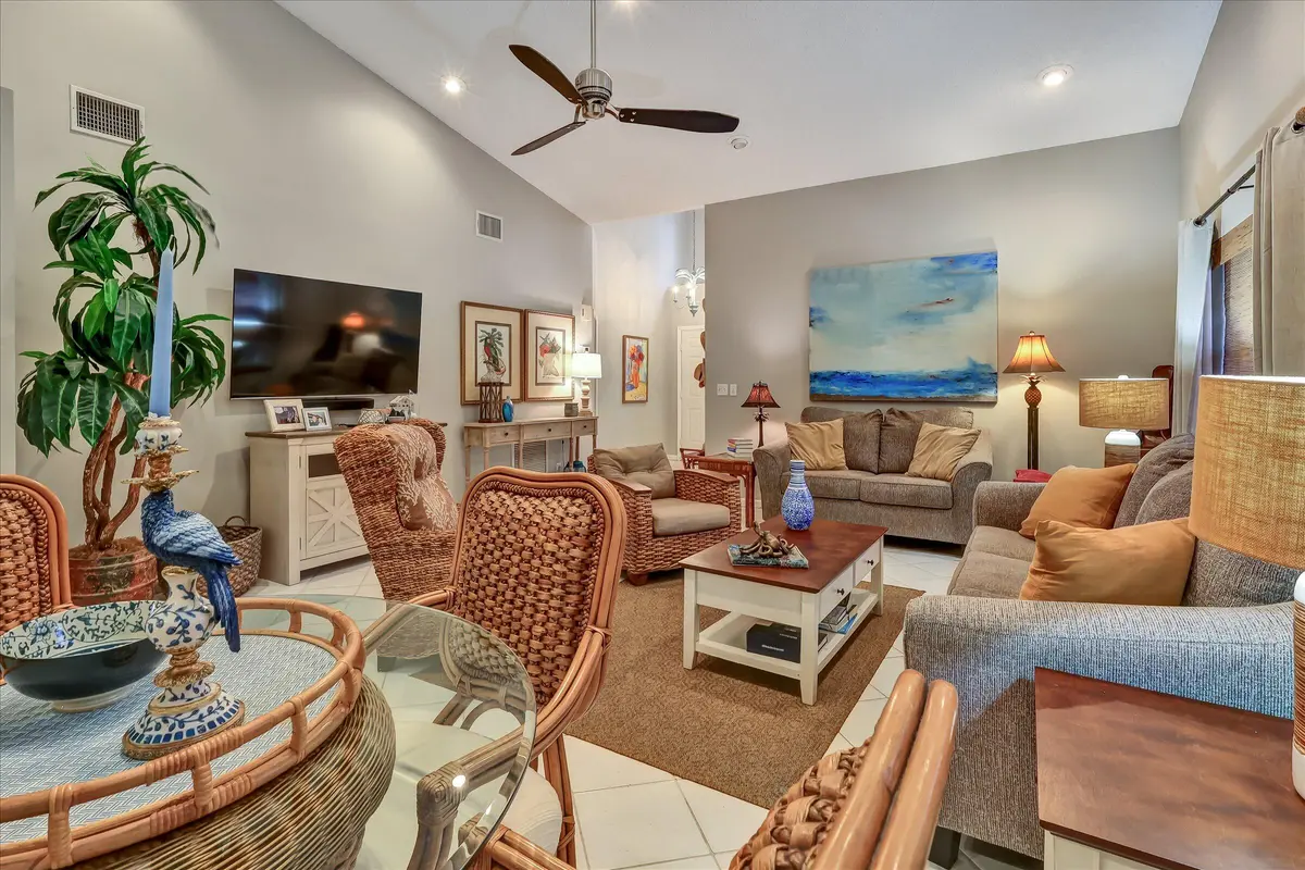 living room at 7713 SILVER LAKE Drive, Delray Beach
