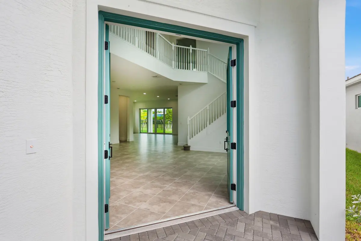front door at 13985 Spruce Pine Drive, Westlake