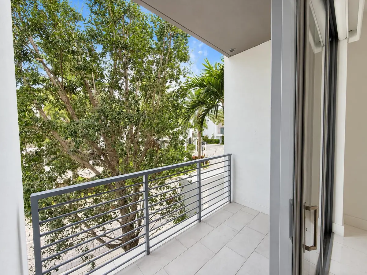 Living Room Balcony at 1851 NW 40th Drive, Boca Raton