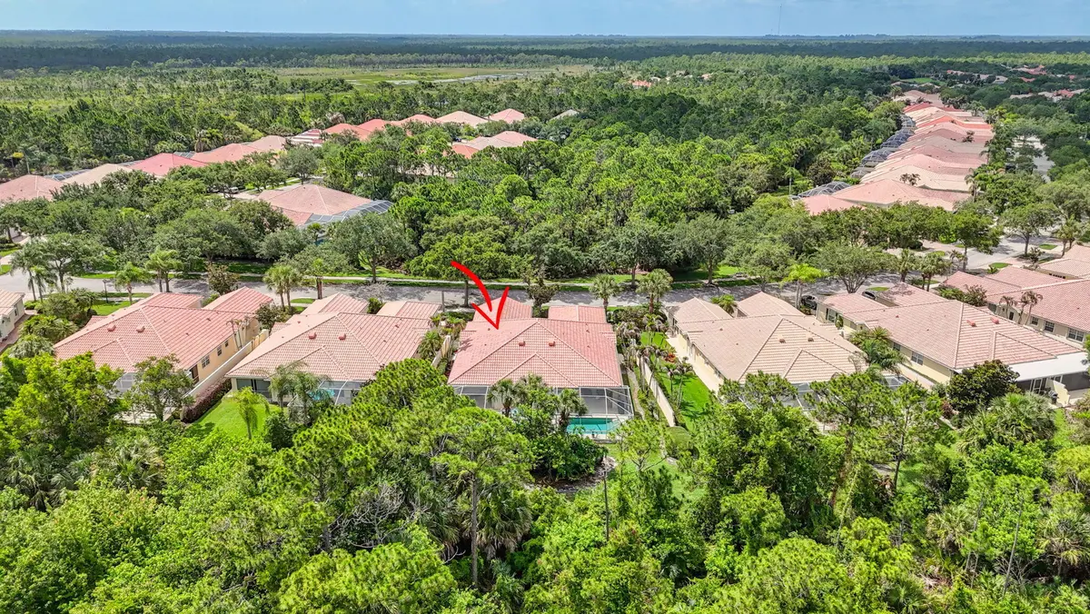 Aerial View at 8522 SE Retreat Drive, Hobe Sound