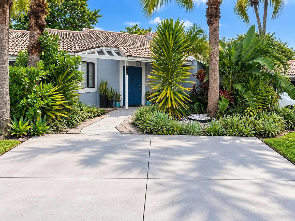 Exterior Driveway at 9912 WATERMILL Circle E, Boynton Beach