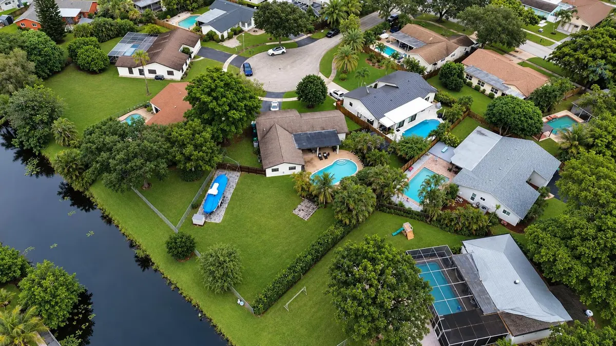 Aerial View at 8764 SW 51st Court, Cooper City