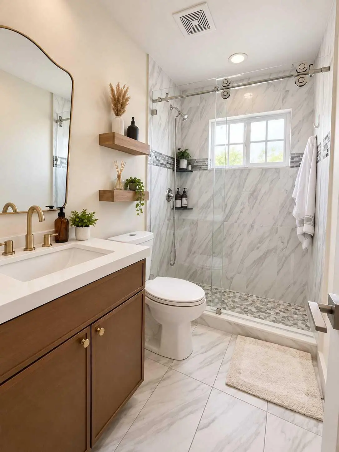 Guest bath at 202 SW 52nd Avenue, Plantation