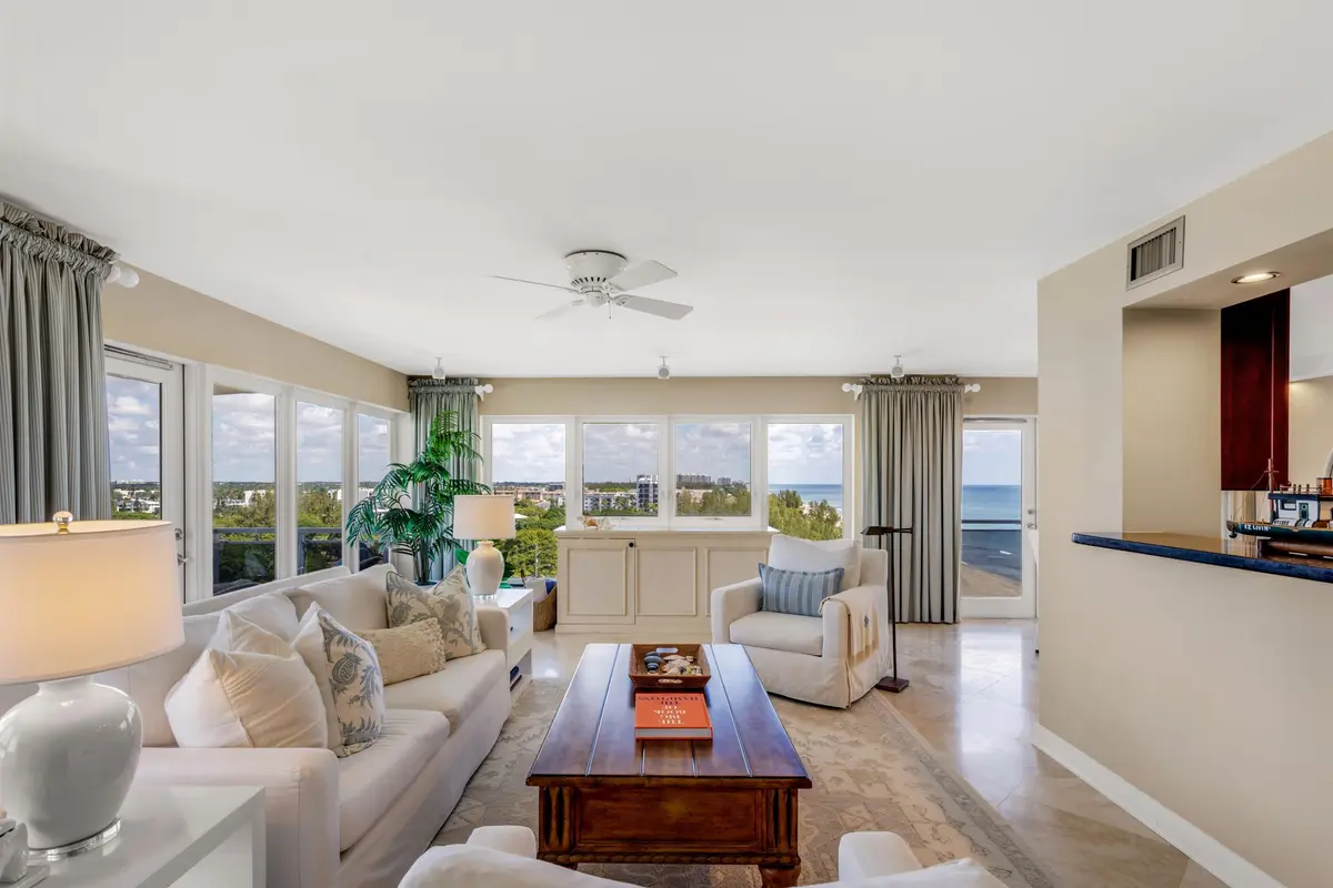 LIVING ROOM at 2066 N Ocean Boulevard 10NW, Boca Raton