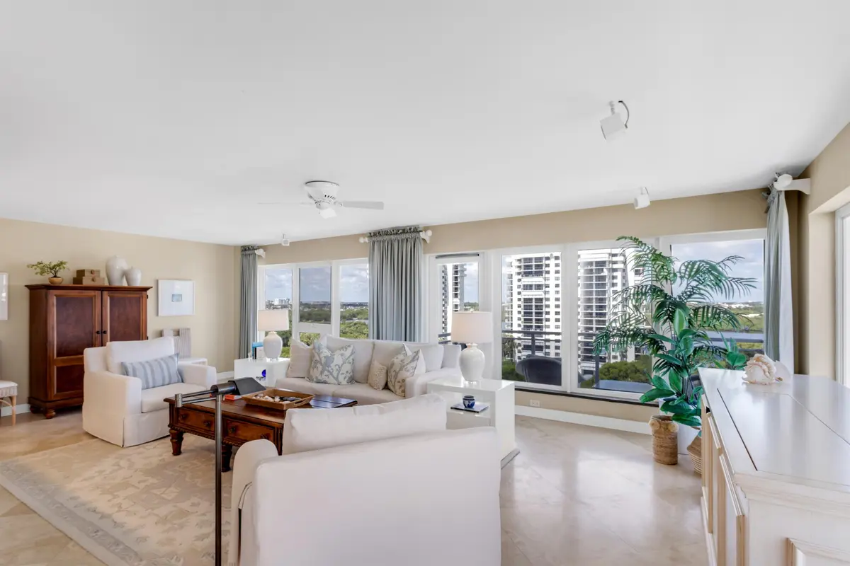 LIVING ROOM at 2066 N Ocean Boulevard 10NW, Boca Raton