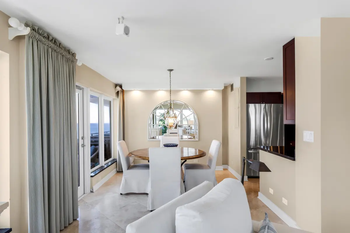 LIVING ROOM TO DINING at 2066 N Ocean Boulevard 10NW, Boca Raton