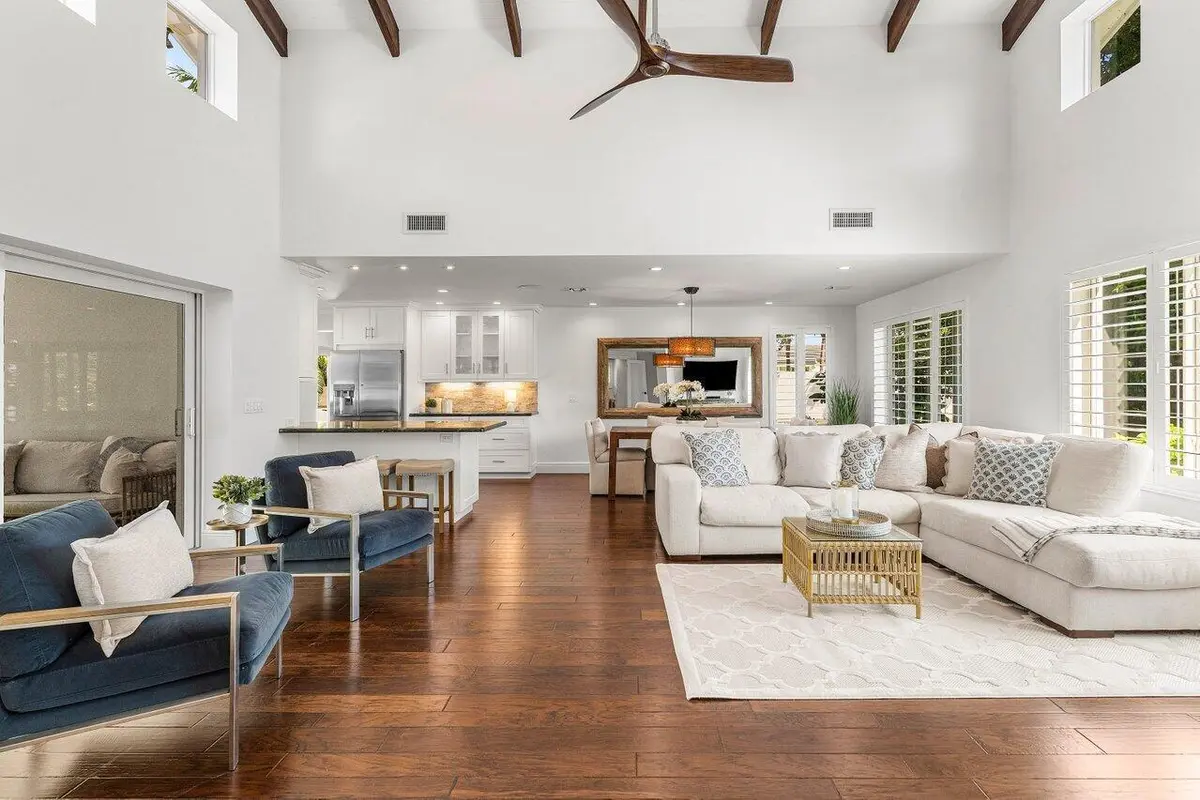 Great Room at 6130 RIDGE Lane, Ocean Ridge