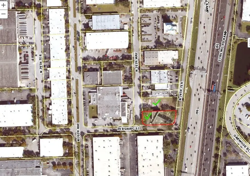 Aerial at 3500 N 28TH Terrace, Hollywood