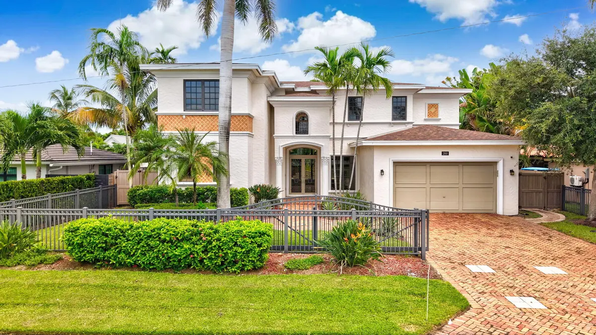 Front Elevation at 260 NE WAVECREST Court, Boca Raton