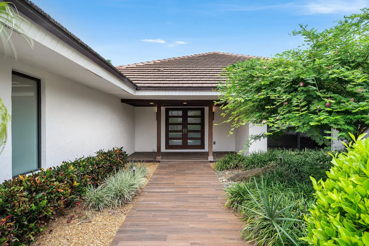 Entrance at 4668 Wildewood Drive, Delray Beach