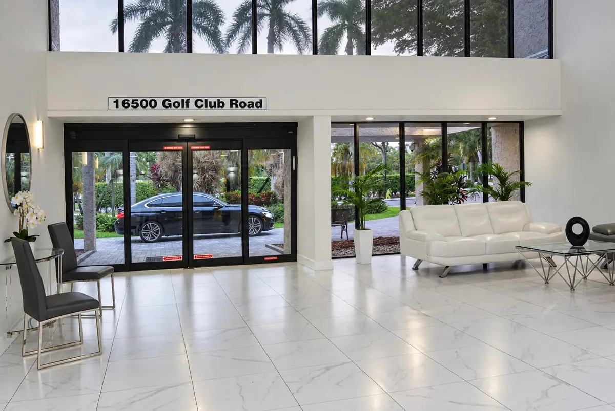 lobby at 16500 Golf Club Road 301, Weston