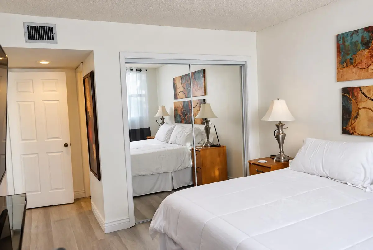 secondary bedroom at 16500 Golf Club Road 301, Weston