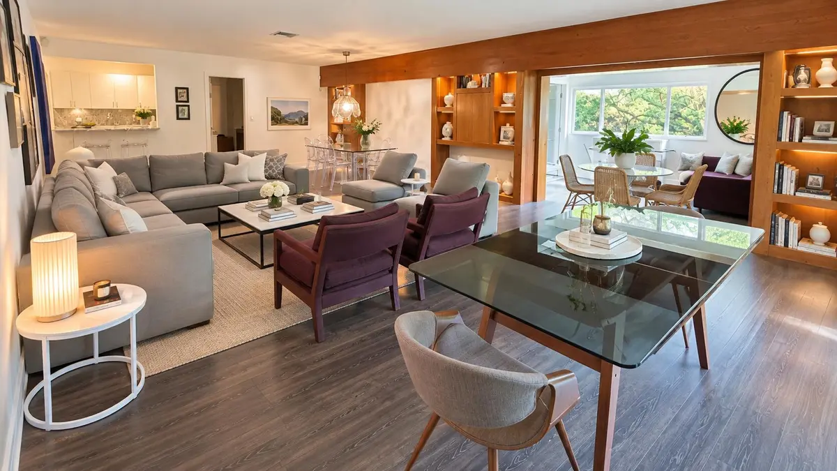 Living and TV room at 910 CYPRESS GROVE Drive V-69, Pompano Beach