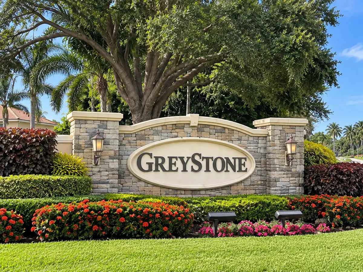 Greystone sign at 7932 PICKLEWOOD PARK Drive, Boynton Beach