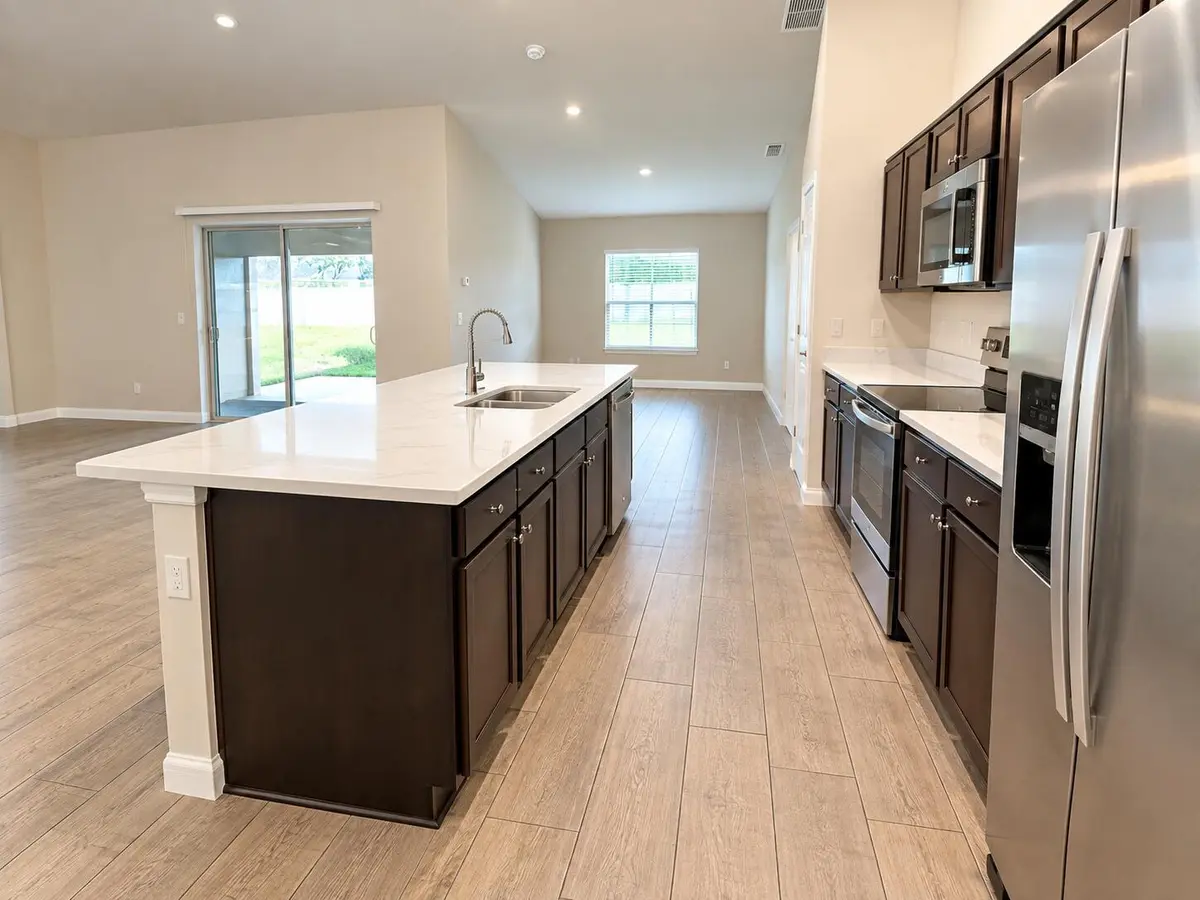 kitchen and family room at 5245 NW GAMMA Street, Port St. Lucie