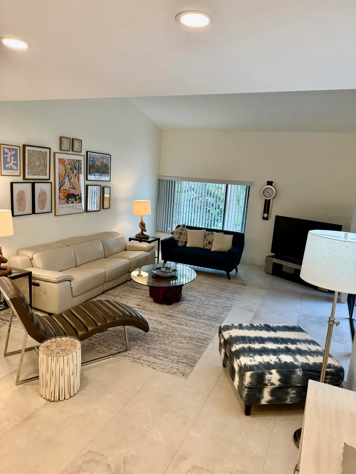 living room at 1640 Twelve Oaks Way 305, North Palm Beach